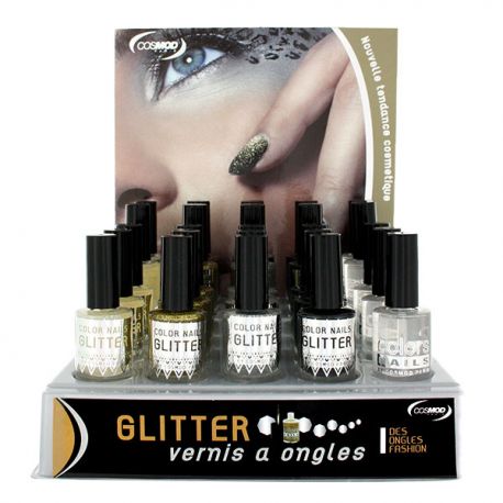 VERNIS A ONGLES PAILLETTES COSMOD